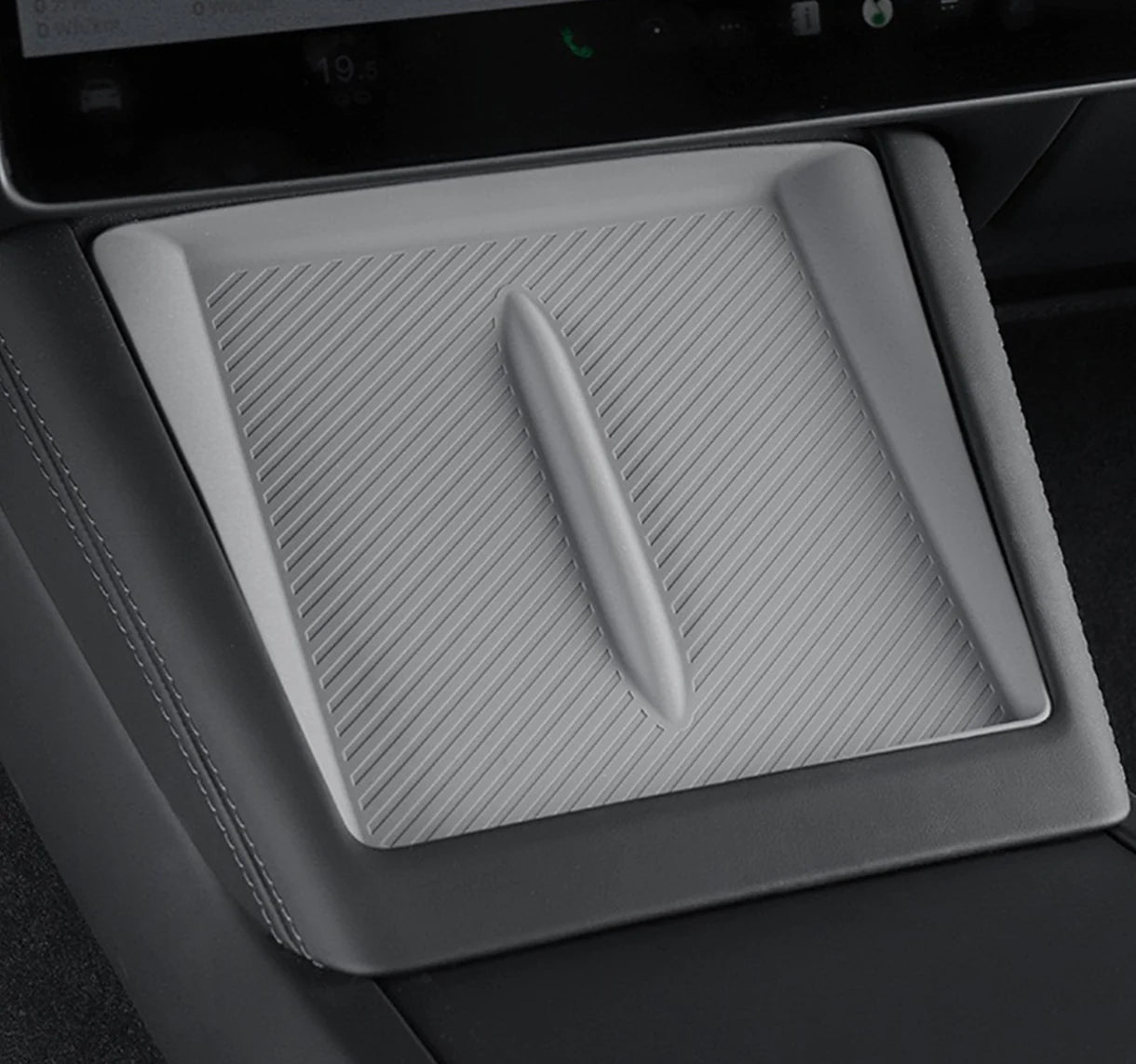 Silicone Anti-Slip Dock Liners for Tesla Model 3, Model Y & 2025+ New Model Y – Protects Charging Pad & Phone