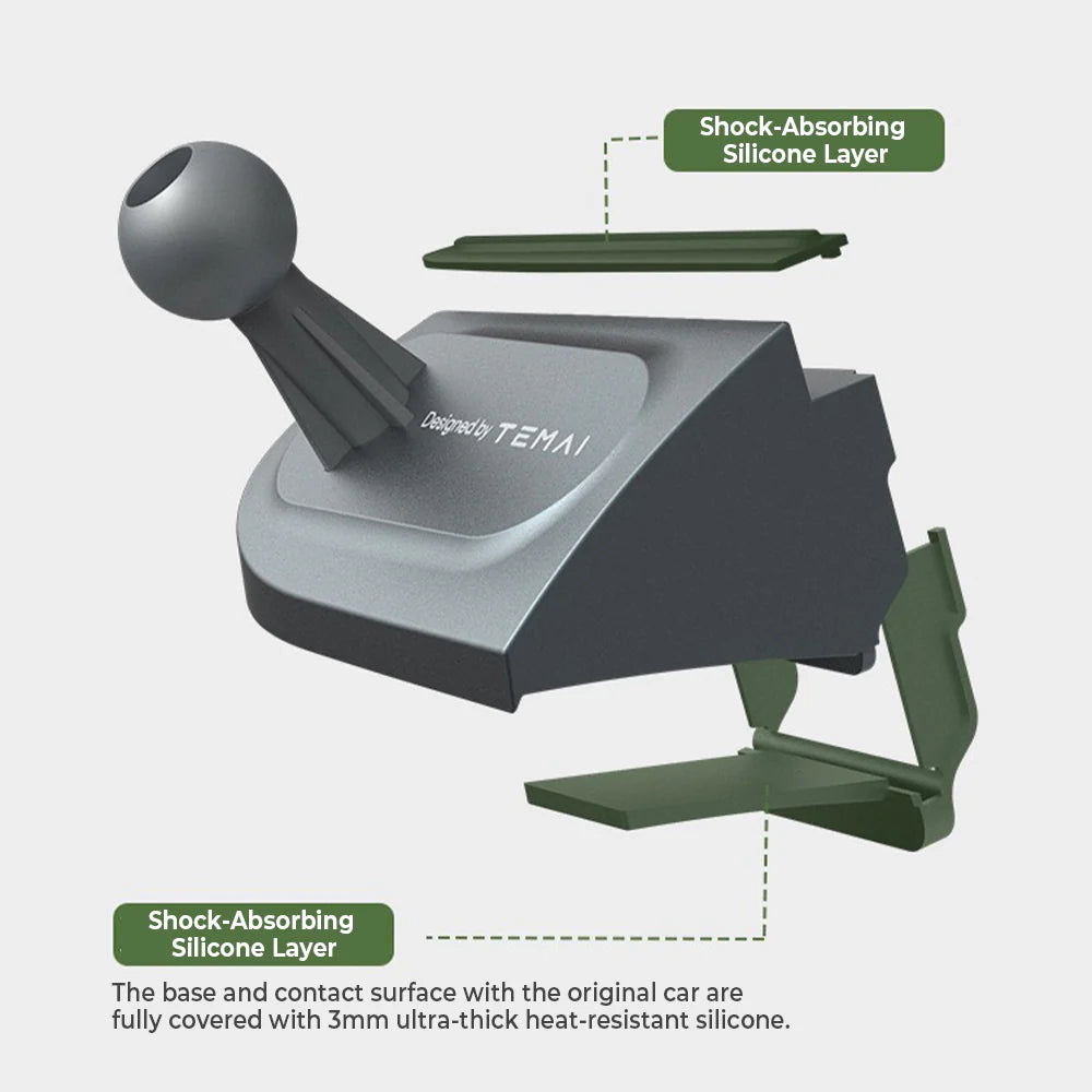 Tesla A-Pillar Magnetic Phone Mount – Custom Fit for Model 3 Highland (2024+) & Model Y Juniper (2025+), Left & Right-Hand Drive