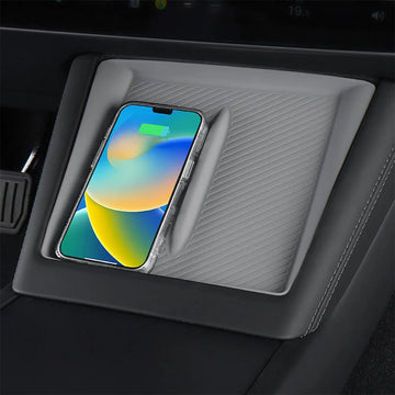 Silicone Anti-Slip Dock Liners for Tesla Model 3, Model Y & 2025+ New Model Y – Protects Charging Pad & Phone